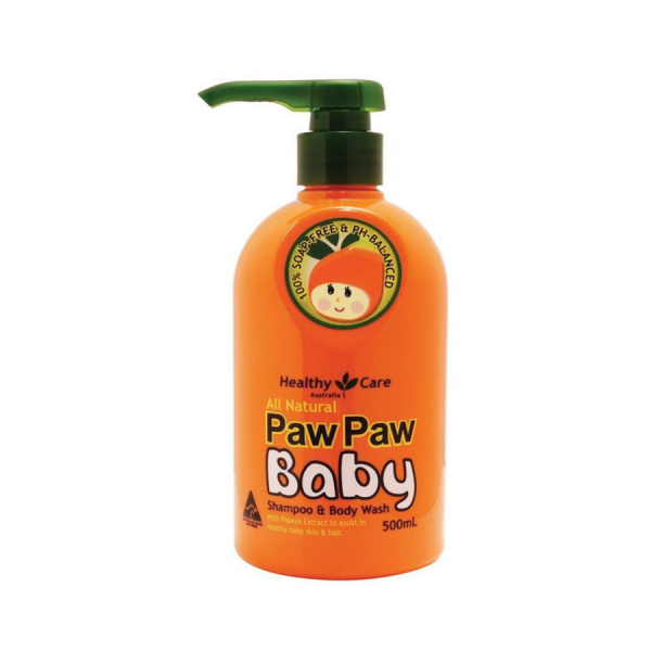 Sữa tắm gội Healthy Care All Natural Paw Paw Baby